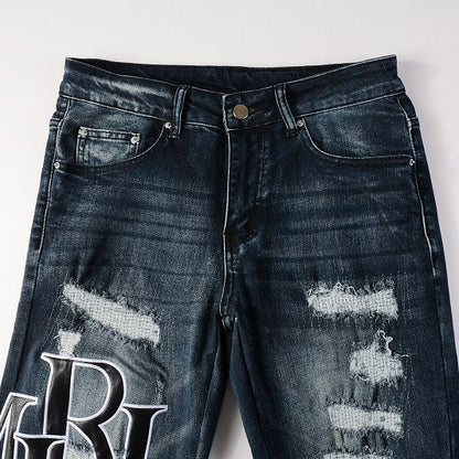 AMRI Patchwork Jeans #1324