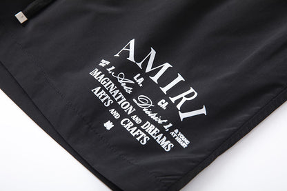 AMRI Letter Logo Print Short