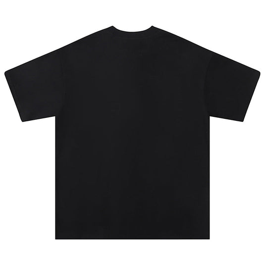 AMRI Black High Lion Skater T-Shirt
