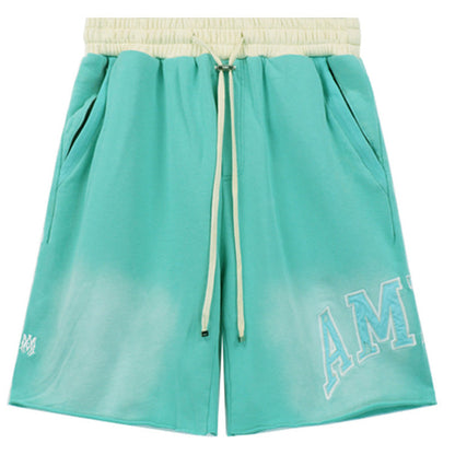 AMRI Straight-Leg Logo-Appliquéd Cotton-Jersey Shorts