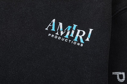 AMRI Theater Masks Print Cotton Hoodie