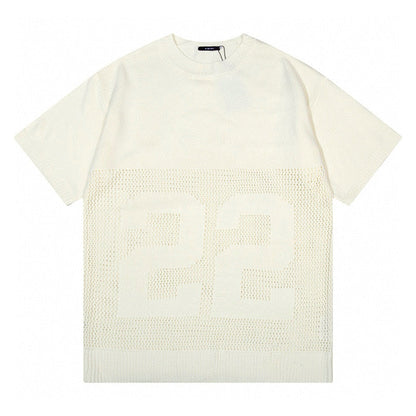 AMRI Logo-Embossed Fine Knit Jumper