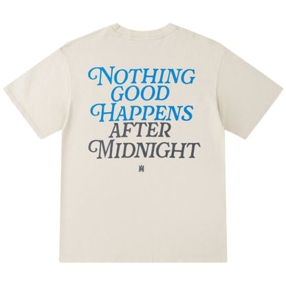 AMRI Nights Cotton Crewneck T-Shirts