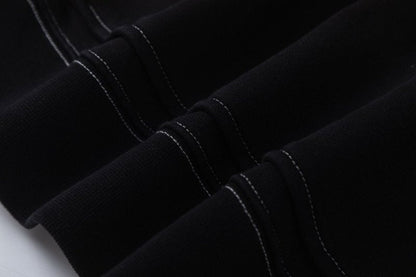 AMRI outline-pocket hoodie