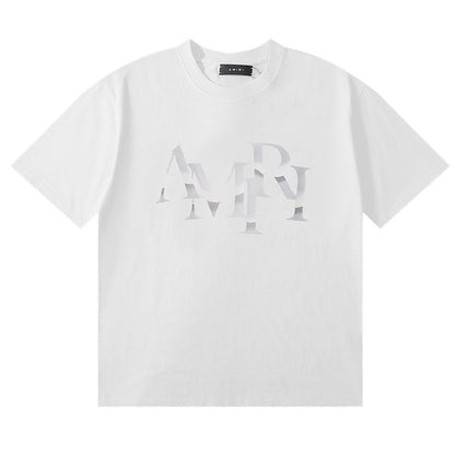 AMRI Staggered Logo-Print Cotton-Jersey T-Shirts