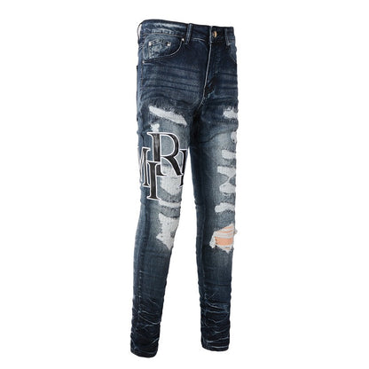 AMRI Patchwork Jeans #1324